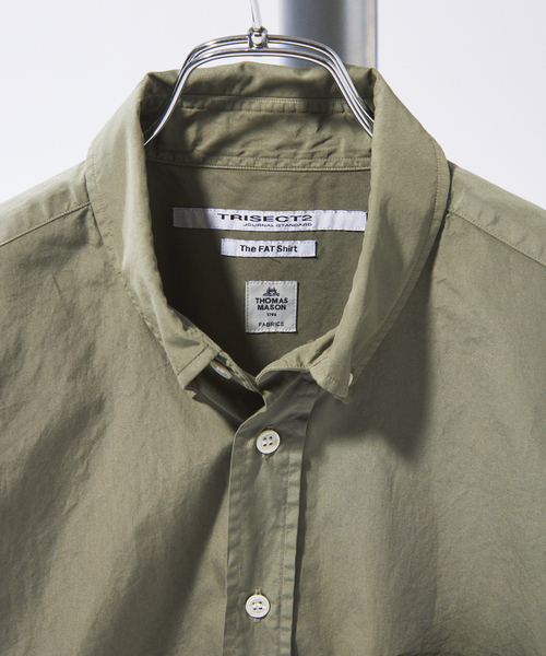 JOURNAL STANDARD(ジャーナルスタンダード)の「THOMAS MASON / トーマスメイソン ファットシルエット ボタンダウンシャツ(シャツ/ブラウス・メンズ・カーキ/イエロー/ホワイト/ライトグレー・LARGE/MEDIUM)」の9枚目の写真
