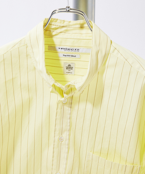 JOURNAL STANDARD(ジャーナルスタンダード)の「THOMAS MASON / トーマスメイソン ファットシルエット ボタンダウンシャツ(シャツ/ブラウス・メンズ・カーキ/イエロー/ホワイト/ライトグレー・LARGE/MEDIUM)」の11枚目の写真