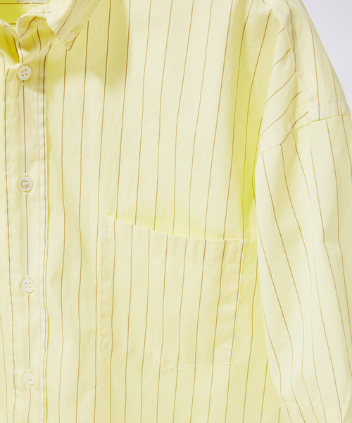 JOURNAL STANDARD(ジャーナルスタンダード)の「THOMAS MASON / トーマスメイソン ファットシルエット ボタンダウンシャツ(シャツ/ブラウス・メンズ・カーキ/イエロー/ホワイト/ライトグレー・LARGE/MEDIUM)」の12枚目の写真