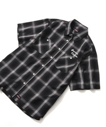 Dickies(�f�B�b�L�[�Y)�́yGENUINE DICKIES/�W�F�j���C���f�B�b�L�[�Y�zT/C�u���[�h�I���u���`�F�b�N���[�N�����V���c(�V���c/�u���E�X)