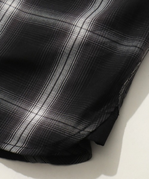 Dickies(ディッキーズ)の「【GENUINE DICKIES/ジェニュインディッキーズ】T/Cブロードオンブレチェックワーク半袖シャツ(シャツ/ブラウス・メンズ・ブラック/ホワイト・M/L/XL)」の11枚目の写真
