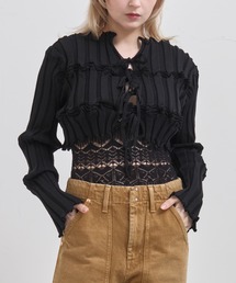 OPEN SESAME CLUB（オープンセサミクラブ）の「flow short cardigan（カーディガン/ボレロ）」