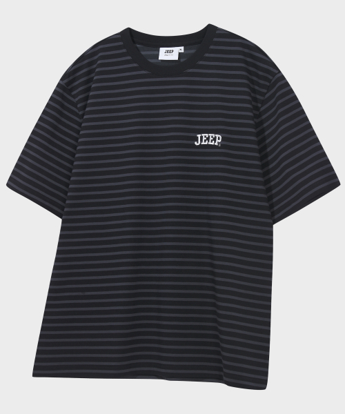 JEEP(ジープ)の「JEEP ストライプ半袖Tシャツ (JR5TSU122DG)(Tシャツ/カットソー・レディース・その他・SMALL/MEDIUM/LARGE/2XL/X-LARGE)」の2枚目の写真