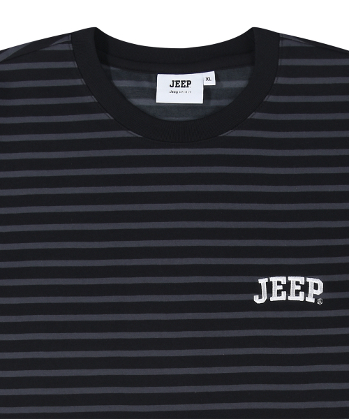 JEEP(ジープ)の「JEEP ストライプ半袖Tシャツ (JR5TSU122DG)(Tシャツ/カットソー・レディース・その他・SMALL/MEDIUM/LARGE/2XL/X-LARGE)」の4枚目の写真
