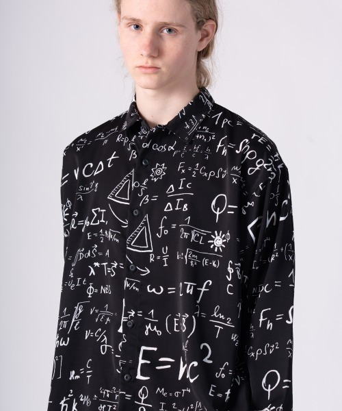 rehacer(レアセル)の「rehacer : Random Formula Shirt / ランダム フォーミュラ シャツ(シャツ/ブラウス・メンズ・ブラック・SMALL/MEDIUM/LARGE/X-LARGE)」の11枚目の写真