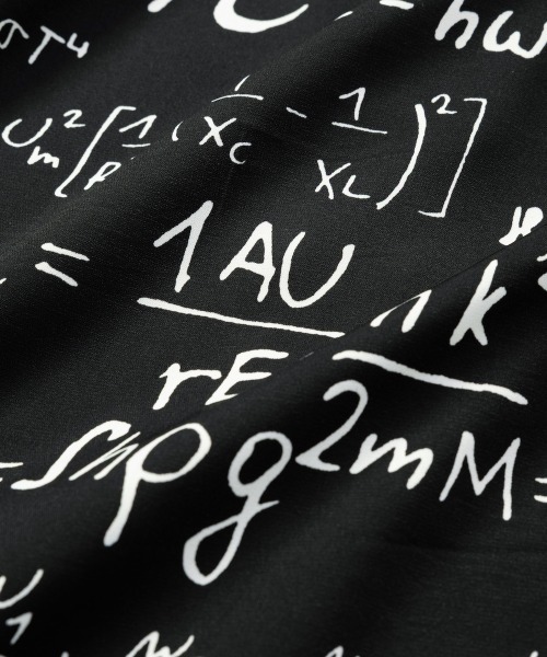 rehacer(レアセル)の「rehacer : Random Formula Shirt / ランダム フォーミュラ シャツ(シャツ/ブラウス・メンズ・ブラック・SMALL/MEDIUM/LARGE/X-LARGE)」の21枚目の写真