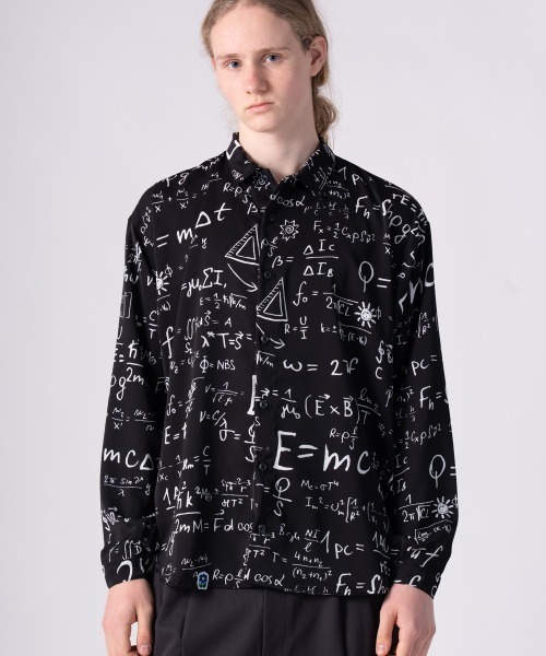 rehacer(レアセル)の「rehacer : Random Formula Shirt / ランダム フォーミュラ シャツ(シャツ/ブラウス・メンズ・ブラック・SMALL/MEDIUM/LARGE/X-LARGE)」の9枚目の写真