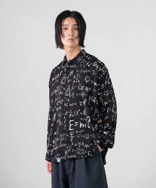 rehacer(レアセル)の「rehacer : Random Formula Shirt / ランダム フォーミュラ シャツ(シャツ/ブラウス・メンズ・ブラック・SMALL/MEDIUM/LARGE/X-LARGE)」の3枚目の写真