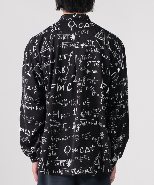 rehacer(レアセル)の「rehacer : Random Formula Shirt / ランダム フォーミュラ シャツ(シャツ/ブラウス・メンズ・ブラック・SMALL/MEDIUM/LARGE/X-LARGE)」の8枚目の写真