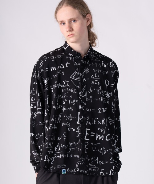 rehacer(レアセル)の「rehacer : Random Formula Shirt / ランダム フォーミュラ シャツ(シャツ/ブラウス・メンズ・ブラック・SMALL/MEDIUM/LARGE/X-LARGE)」の22枚目の写真
