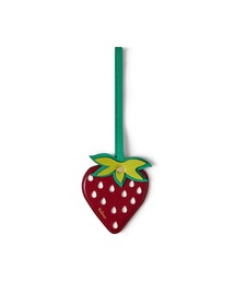 Mulberry（マルベリー）の「ブリティッシュ サマー バッグ チャーム - ストロベリー British Summer Bag Charm - Strawberry（キーケース/キーアクセサリー）」