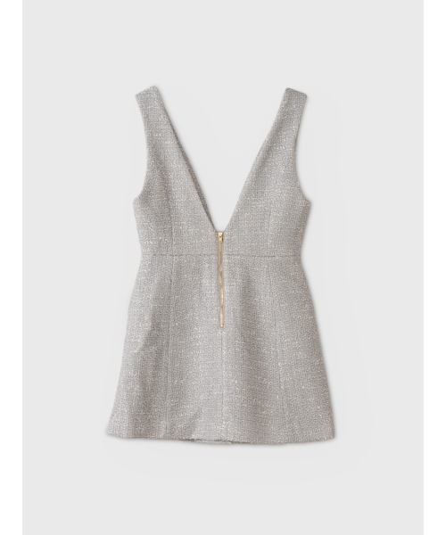 EIMY ISTOIRE(エイミーイストワール)の「ECLAT TWEED DRESS(ワンピース・レディース・ライトピンク/ライトグレー・38/36)」の11枚目の写真