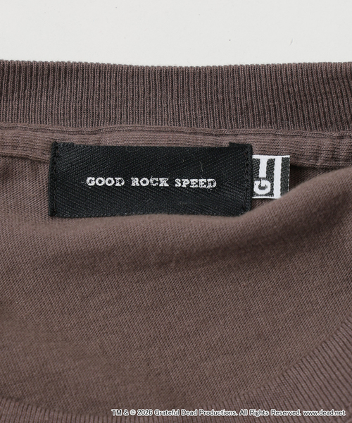 GOOD ROCK SPEED（グッドロックスピード）の「GOOD ROCK SPEED / グッドロックスピード  DANCING BEAR FLOCKED PRINT T-SHIRT（Tシャツ/カットソー・レディース・ブラウン・MEDIUM/SMALL/LARGE）」の8枚目の写真