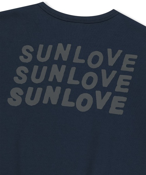 SUNLOVE(サンラブ)の「W Love Your Sunshine Tee(Tシャツ/カットソー・レディース・ブルー/ライトグリーン/ホワイト/ネイビー・S/M)」の15枚目の写真