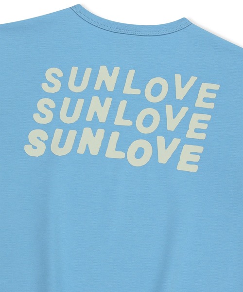 SUNLOVE(サンラブ)の「W Love Your Sunshine Tee(Tシャツ/カットソー・レディース・ブルー/ライトグリーン/ホワイト/ネイビー・S/M)」の20枚目の写真