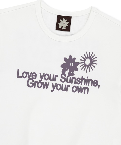 SUNLOVE(サンラブ)の「W Love Your Sunshine Tee(Tシャツ/カットソー・レディース・ブルー/ライトグリーン/ホワイト/ネイビー・S/M)」の6枚目の写真