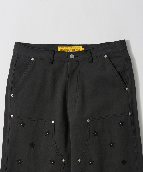 GARMENTS FAB（ガーメンツファブ）の「Star Studs Carpenter Pants (CHARCOAL)（その他パンツ・レディース・その他・MEDIUM/LARGE）」の8枚目の写真