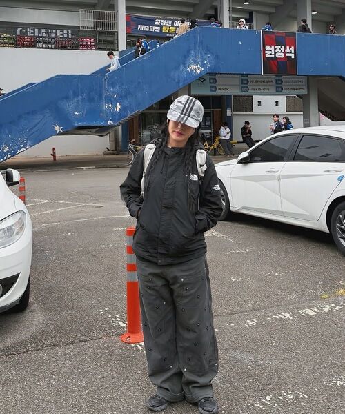 GARMENTS FAB（ガーメンツファブ）の「Star Studs Carpenter Pants (CHARCOAL)（その他パンツ・レディース・その他・MEDIUM/LARGE）」の4枚目の写真