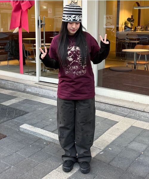 GARMENTS FAB（ガーメンツファブ）の「Star Studs Carpenter Pants (CHARCOAL)（その他パンツ・レディース・その他・MEDIUM/LARGE）」の2枚目の写真
