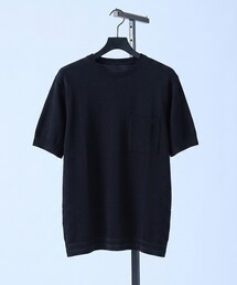 5351 POUR LES HOMMES | 【シルケットコットン】セーターマシーン クルーネック ニットTシャツ(ニット/セーター)