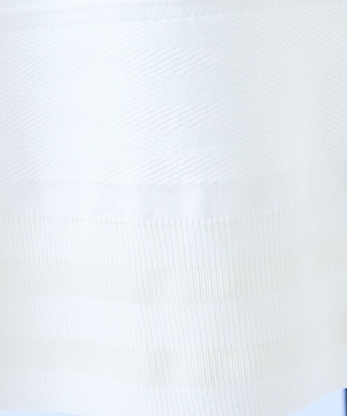 5351 POUR LES HOMMES(ゴーサンゴーイチプールオム)の「【シルケットコットン】セーターマシーン クルーネック ニットTシャツ(ニット/セーター・メンズ・ホワイト/ブラック/ブルー・50/48/46/44)」の11枚目の写真