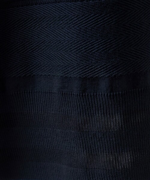 5351 POUR LES HOMMES(ゴーサンゴーイチプールオム)の「【シルケットコットン】セーターマシーン クルーネック ニットTシャツ(ニット/セーター・メンズ・ホワイト/ブラック/ブルー・50/48/46/44)」の12枚目の写真