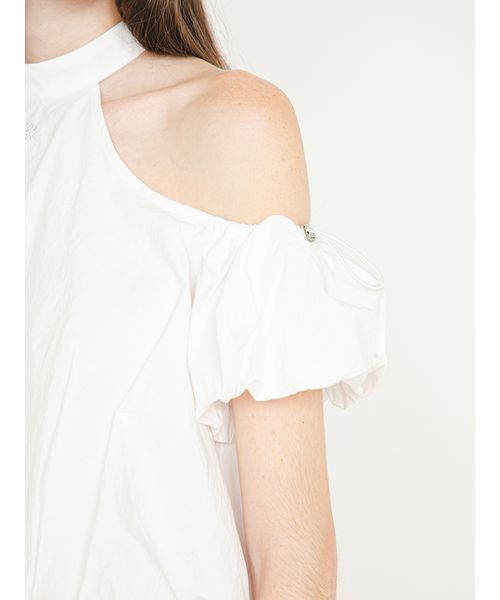 SORIN(ソリン )の「Back Open Balloon Blouse/バックオープン バルーンブラウス(シャツ/ブラウス・レディース・ホワイト/サックスブルー/チェック・38)」の17枚目の写真