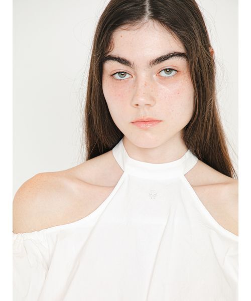 SORIN(ソリン )の「Back Open Balloon Blouse/バックオープン バルーンブラウス(シャツ/ブラウス・レディース・ホワイト/サックスブルー/チェック・38)」の16枚目の写真