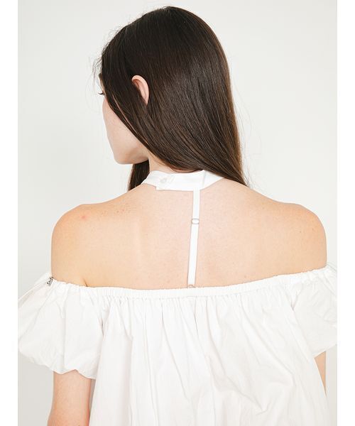 SORIN(ソリン )の「Back Open Balloon Blouse/バックオープン バルーンブラウス(シャツ/ブラウス・レディース・ホワイト/サックスブルー/チェック・38)」の15枚目の写真