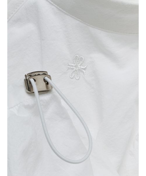 SORIN(ソリン )の「Back Open Balloon Blouse/バックオープン バルーンブラウス(シャツ/ブラウス・レディース・ホワイト/サックスブルー/チェック・38)」の12枚目の写真