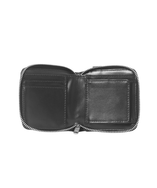 X-girl(エックスガール)の「LOGO AND STAR STUDDED FAUX LEATHER MINI WALLET(財布・レディース・オリーブ/ブラック・ONE SIZE)」の6枚目の写真