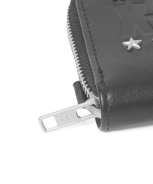 X-girl(エックスガール)の「LOGO AND STAR STUDDED FAUX LEATHER MINI WALLET(財布・レディース・オリーブ/ブラック・ONE SIZE)」の10枚目の写真