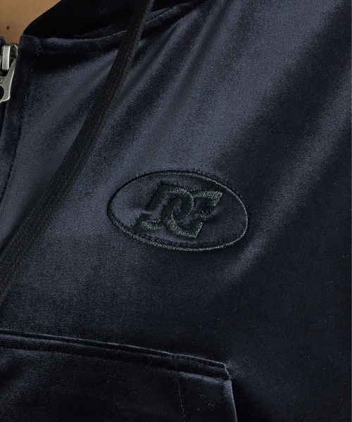 DC(ディーシー)の「DC/ディーシー 26 WS VELOUR SHORT ZH パーカー LZH264310(パーカー・レディース・ベージュ/ブラック・L/M)」の8枚目の写真