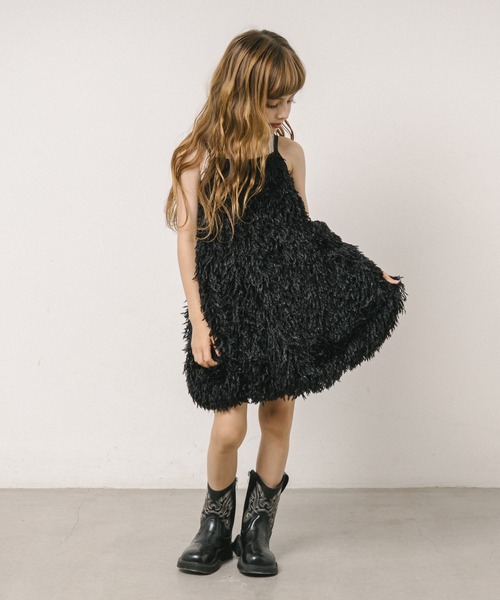 URBAN CHERRY(アーバンチェリー)の「【KIDS】キャミソールワンピース(ワンピース・キッズ・ブラック・110cm)」の3枚目の写真