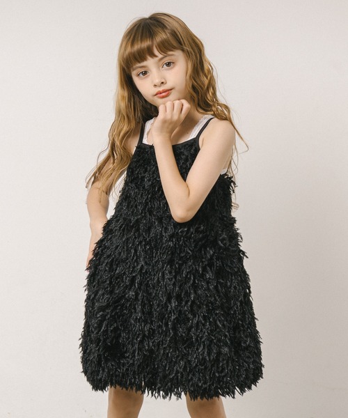 URBAN CHERRY(アーバンチェリー)の「【KIDS】キャミソールワンピース(ワンピース・キッズ・ブラック・110cm)」の6枚目の写真