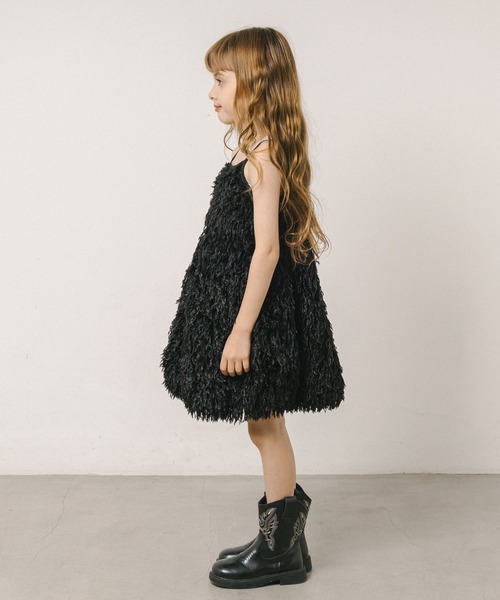 URBAN CHERRY(アーバンチェリー)の「【KIDS】キャミソールワンピース(ワンピース・キッズ・ブラック・110cm)」の7枚目の写真