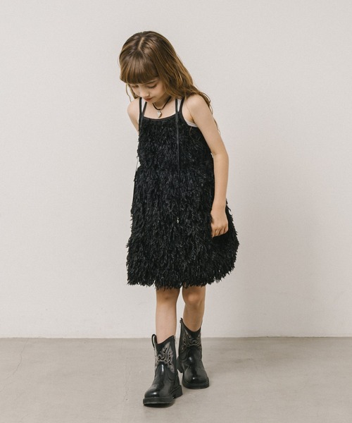 URBAN CHERRY(アーバンチェリー)の「【KIDS】キャミソールワンピース(ワンピース・キッズ・ブラック・110cm)」の9枚目の写真