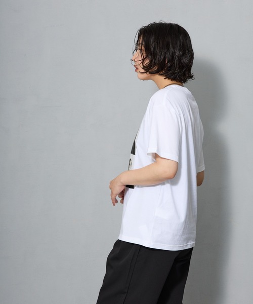 aremoi(アレモイ)の「モノクロフォト コラージュプリントTシャツ(Tシャツ/カットソー・レディース・ホワイト/グレー・X-LARGE/LARGE/MEDIUM)」の22枚目の写真