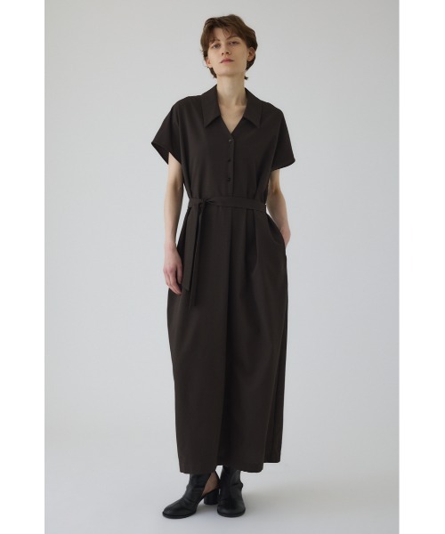RIM.ARK（リムアーク）の「Wide relax summer dress ワイド リラックス サマー ドレス（ドレス・レディース・ダークブラウン/ブラック・36/38）」の2枚目の写真