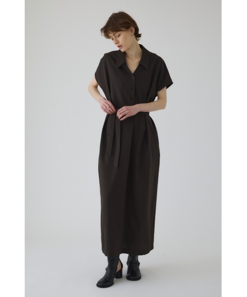 RIM.ARK（リムアーク）の「Wide relax summer dress ワイド リラックス サマー ドレス（ドレス・レディース・ダークブラウン/ブラック・36/38）」の18枚目の写真