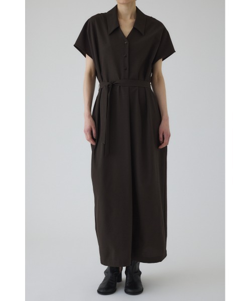 RIM.ARK（リムアーク）の「Wide relax summer dress ワイド リラックス サマー ドレス（ドレス・レディース・ダークブラウン/ブラック・36/38）」の5枚目の写真