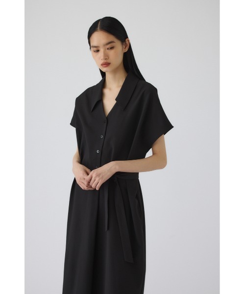 RIM.ARK（リムアーク）の「Wide relax summer dress ワイド リラックス サマー ドレス（ドレス・レディース・ダークブラウン/ブラック・36/38）」の3枚目の写真