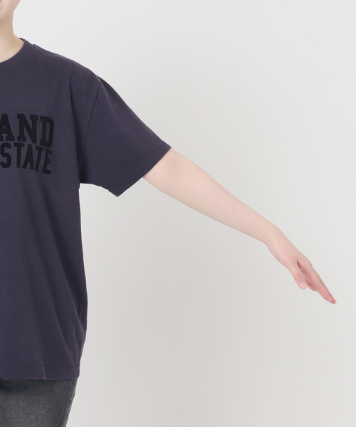 JOURNAL STANDARD relume(ジャーナルスタンダード レリューム)の「《追加》別注【GULFCOAST SPORTSWEAR】ロゴTシャツ(Tシャツ/カットソー・レディース・ブラウン/ネイビー・FREE)」の16枚目の写真
