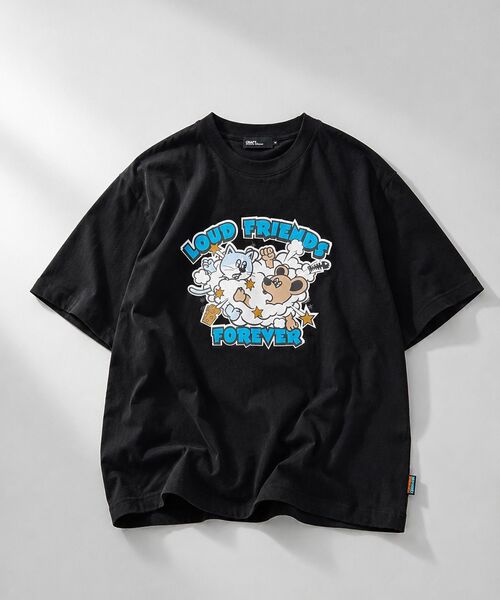 CRAFT STANDARD BOUTIQUE(クラフトスタンダードブティック)の「【WANDER ANIMALS】グラフィックT(Tシャツ/カットソー・メンズ・ブラック/チャコールグレー/ホワイト/ネイビー・M/L)」の5枚目の写真