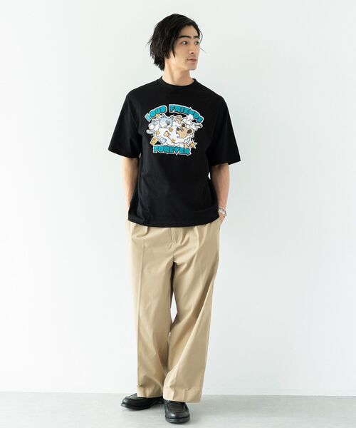 CRAFT STANDARD BOUTIQUE(クラフトスタンダードブティック)の「【WANDER ANIMALS】グラフィックT(Tシャツ/カットソー・メンズ・ブラック/チャコールグレー/ホワイト/ネイビー・M/L)」の9枚目の写真