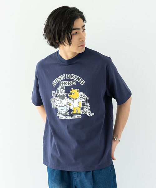 CRAFT STANDARD BOUTIQUE(クラフトスタンダードブティック)の「【WANDER ANIMALS】グラフィックT(Tシャツ/カットソー・メンズ・ブラック/チャコールグレー/ホワイト/ネイビー・M/L)」の18枚目の写真