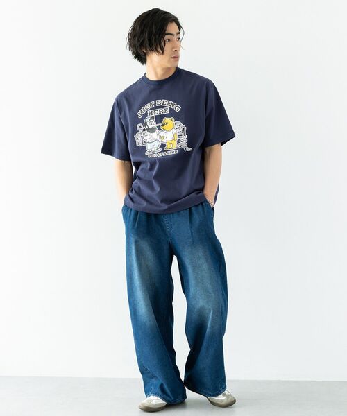 CRAFT STANDARD BOUTIQUE(クラフトスタンダードブティック)の「【WANDER ANIMALS】グラフィックT(Tシャツ/カットソー・メンズ・ブラック/チャコールグレー/ホワイト/ネイビー・M/L)」の21枚目の写真