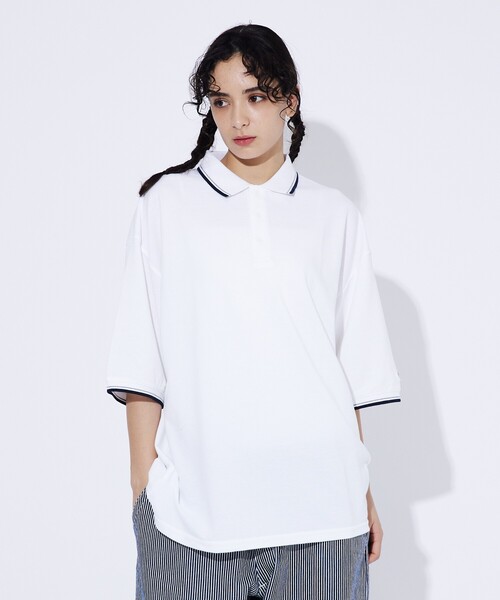 JEMORGAN(ジェーイーモーガン)の「【JEMORGAN LONG JOHNS/ジェーイーモーガンロングジョーンズ】T/Cカノコ衿&袖口ラインポロ(ポロシャツ・メンズ・ブラック/ベージュ/ネイビー/オフホワイト・XL/M/L)」の3枚目の写真