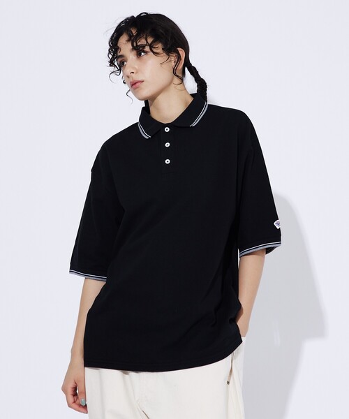 JEMORGAN(ジェーイーモーガン)の「【JEMORGAN LONG JOHNS/ジェーイーモーガンロングジョーンズ】T/Cカノコ衿&袖口ラインポロ(ポロシャツ・メンズ・ブラック/ベージュ/ネイビー/オフホワイト・XL/M/L)」の1枚目の写真
