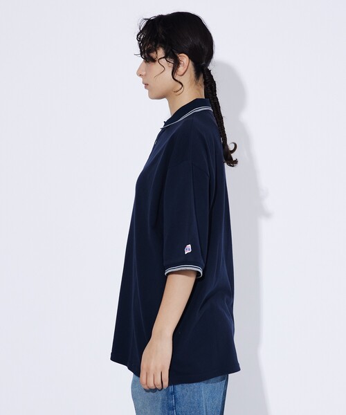 JEMORGAN(ジェーイーモーガン)の「【JEMORGAN LONG JOHNS/ジェーイーモーガンロングジョーンズ】T/Cカノコ衿&袖口ラインポロ(ポロシャツ・メンズ・ブラック/ベージュ/ネイビー/オフホワイト・XL/M/L)」の6枚目の写真
